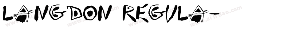 LANGDON Regula字体转换